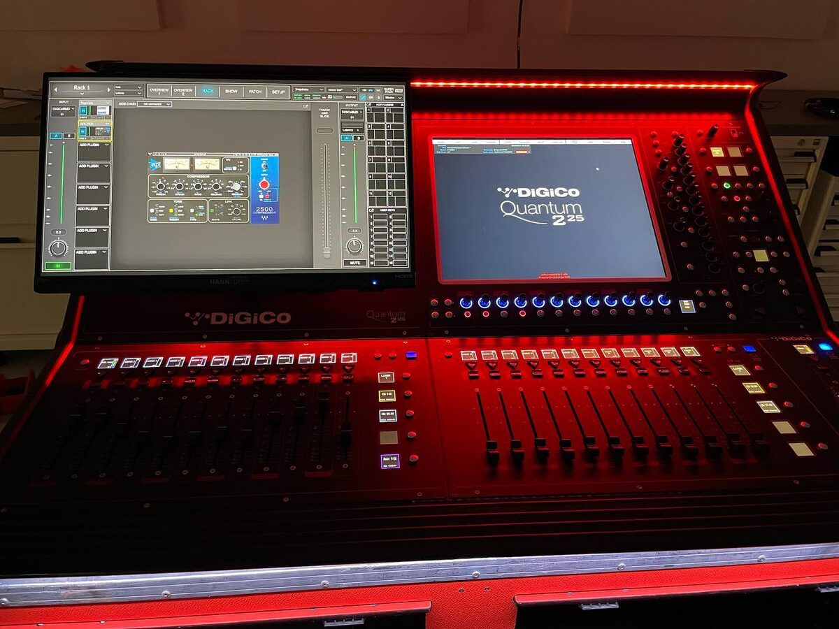 Painel de LED em evento